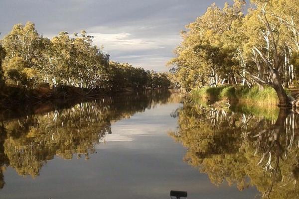 Fishing on the Edward River